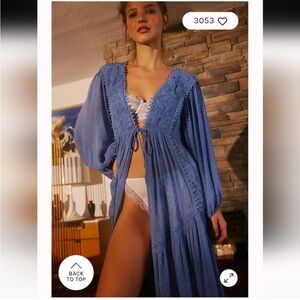 Free people spring fling robe/ duster